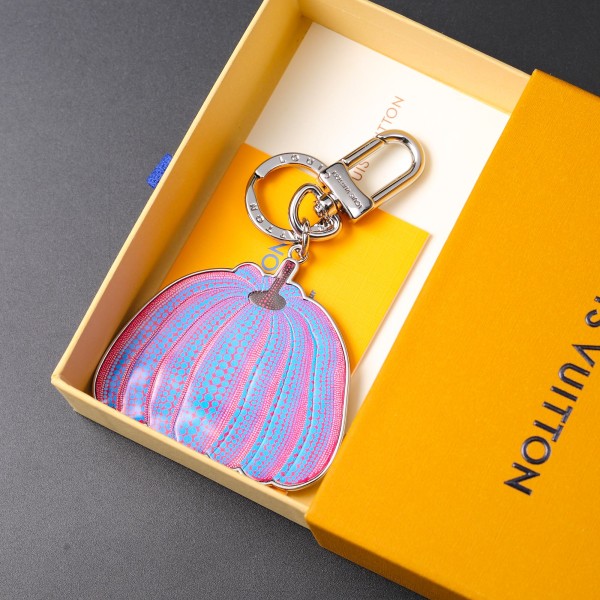 LOUIS VUITTON Kusama Yazuki Pumpkin Keychain Pendant
