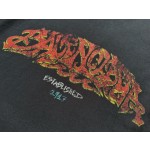 Balenciaga flame floral print round neck long sleeves