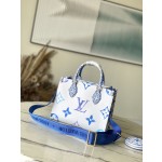 𝐋𝐎𝐔𝐈𝐒𝐕𝐔𝐈𝐓𝐓𝐎𝐍 M22976 Blue OnTheGo Small Handbag