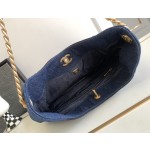 CHANEL 23p Denim Underarm Bag Hobo Bag