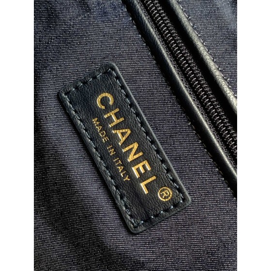 CHANEL 23p Denim Underarm Bag Hobo Bag