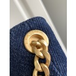 CHANEL 23p Denim Underarm Bag Hobo Bag