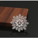 CHANEL High end Snowflake ❄️ Double C brooch