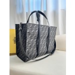 FENDI Tote handbag fabric with leather for carrying or shoulder carrying