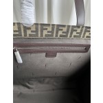 FENDI Tote handbag fabric with leather for carrying or shoulder carrying