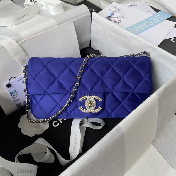 CHANEL cloth: 23A popular pearl method stick bag AS3791