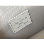 𝐋𝐎𝐔𝐈𝐒𝐕𝐔𝐈𝐓𝐓𝐎𝐍 M82281 Grey green full leather men's bag and messenger bag series