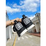 Louis Vuitton with four leaf clover pattern on the side of the shoe