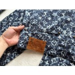 Louis Vuitton... blue camouflage floral denim pants