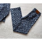 Louis Vuitton... blue camouflage floral denim pants