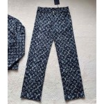 Louis Vuitton... blue camouflage floral denim jacket