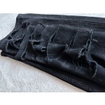 Balenciaga Mud Dyed Damaged Jeans