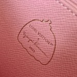 LOUIS VUITTON YK zipper wallet iconic pumpkin painting