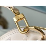 𝐋𝐎𝐔𝐈𝐒𝐕𝐔𝐈𝐓𝐓𝐎𝐍 M22878 meter white embroidered shell bag series