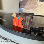 LOUIS VUITTON YK zipper wallet canvas depicting colorful pumpkin patterns