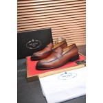 Prada's new genuine leather business suit shoes