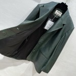 ACNE studio sheepskin retro suit