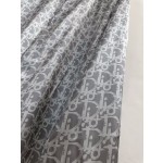 Dior Old Flower Full Screen Jacquard Long Sleeve Satin Shirt