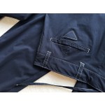 Prada Sports Hooded Casual Set Pants