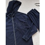 Prada Sports Hooded Casual Set Coat