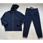 Prada Sports Hooded Casual Set Coat
