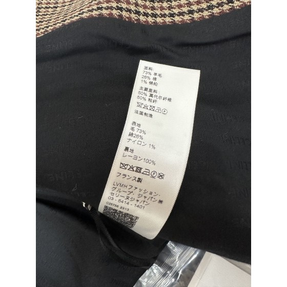 Celine - Casual breasted thousand bird checkered short jacket jacket jacket