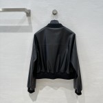 Herm è s baseball leather jacket