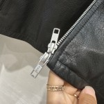 The M temperament short casual jacket leather jacket