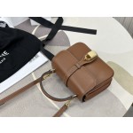 CELINE 𝗧𝗔𝗕𝗢𝗨𝒎𝒊𝒏𝒊 Padlock Full Leather Bag Model: 10L343/