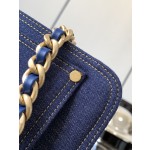 CHANEL Middle School Style Cowboy Postman Bag Model Number: 3923