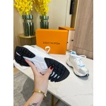 Louis Vuitton Run 55 sneaker with patchwork mesh fabric