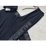 Balenciaga New Large Letter Embroidery Set • Pants