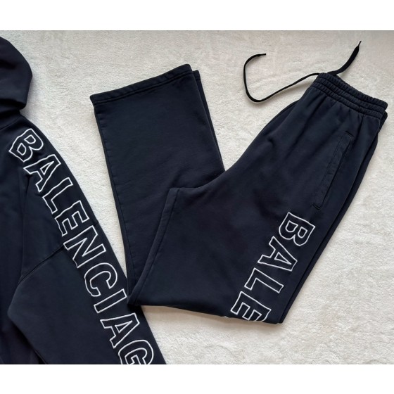 Balenciaga New Large Letter Embroidery Set • Pants