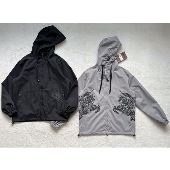 Burberry Double War Horse Hooded Jacket Coat