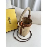 FENDI Natural Grass Woven Mini Handbag Model Number: 226