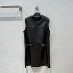 Prada genuine leather vest vest skirt