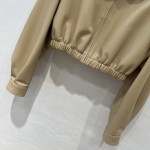 Prada lambskin short lapel jacket jacket jacket