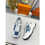 Louis Vuitton Run 55 sneaker with patchwork mesh fabric