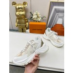 Louis Vuitton Run 55 sneaker with patchwork mesh fabric