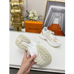 Louis Vuitton Run 55 sneaker with patchwork mesh fabric