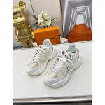 Louis Vuitton Run 55 sneaker with patchwork mesh fabric