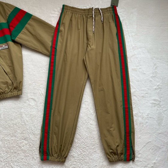 Gucci Classic Red and Green Ribbon Set Pants