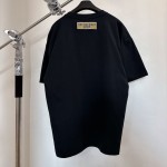 Louis Vuitton Heavy Industries Metal Badge Gradual Beaded Round Neck Short Sleeve