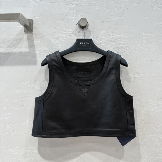 Prada Functional Temperament Women's Team Style Short Tank Top