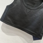 Prada Functional Temperament Women's Team Style Short Tank Top