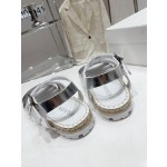 Prada Roman woven thick sole rubber sandals