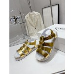 Prada Roman woven thick sole rubber sandals
