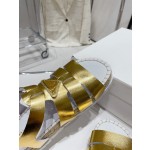 Prada Roman woven thick sole rubber sandals