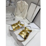 Prada Roman woven thick sole rubber sandals