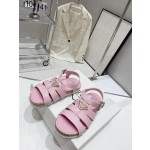 Prada Roman woven thick sole rubber sandals